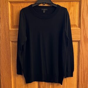 J. Crew Black Crew Neck Sweater